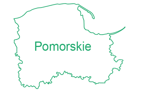Mapa Pomorskie